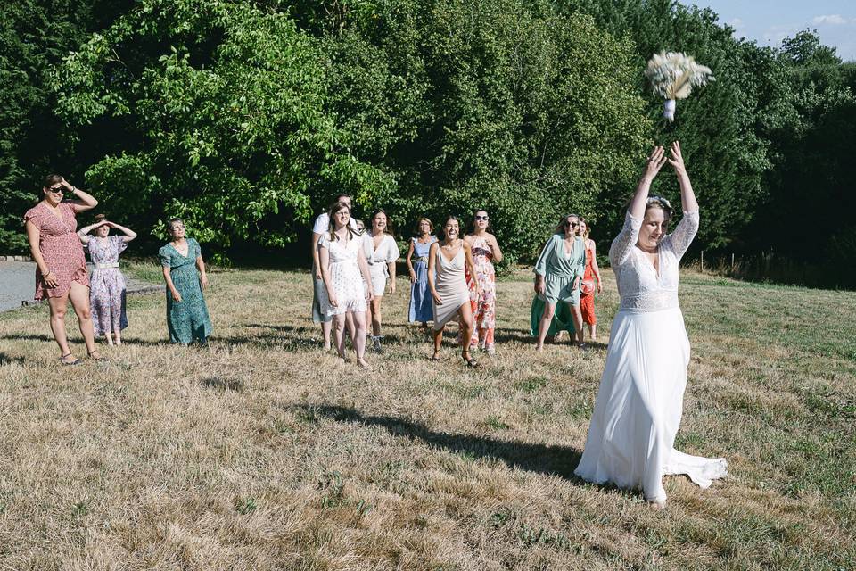 Bouquet jeté du