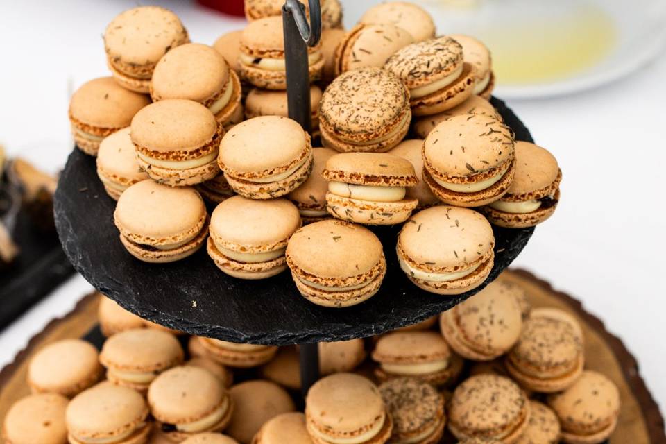 Macaron foie gras