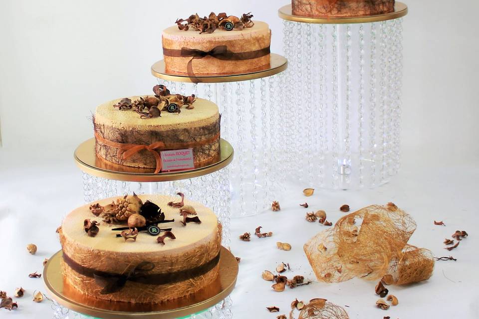 Entremets sur présentoir