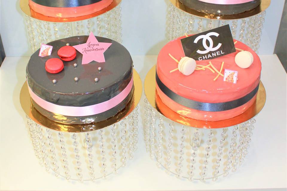 Entremets sur présentoir