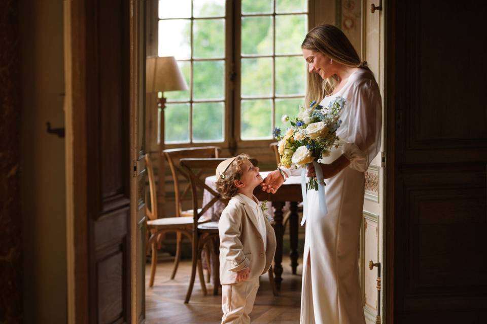 La mariée et son fils