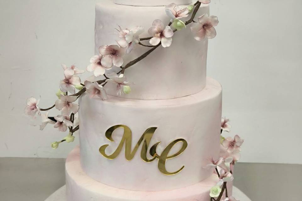 Wedding Cake fleur de cerisier