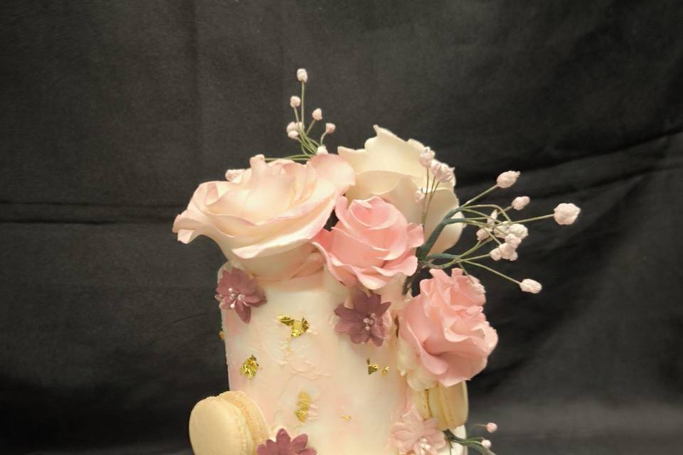 Wedding Cake Naked fleuri