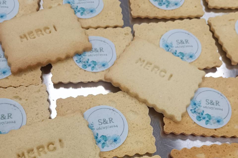 Sablés personnalisés mariage