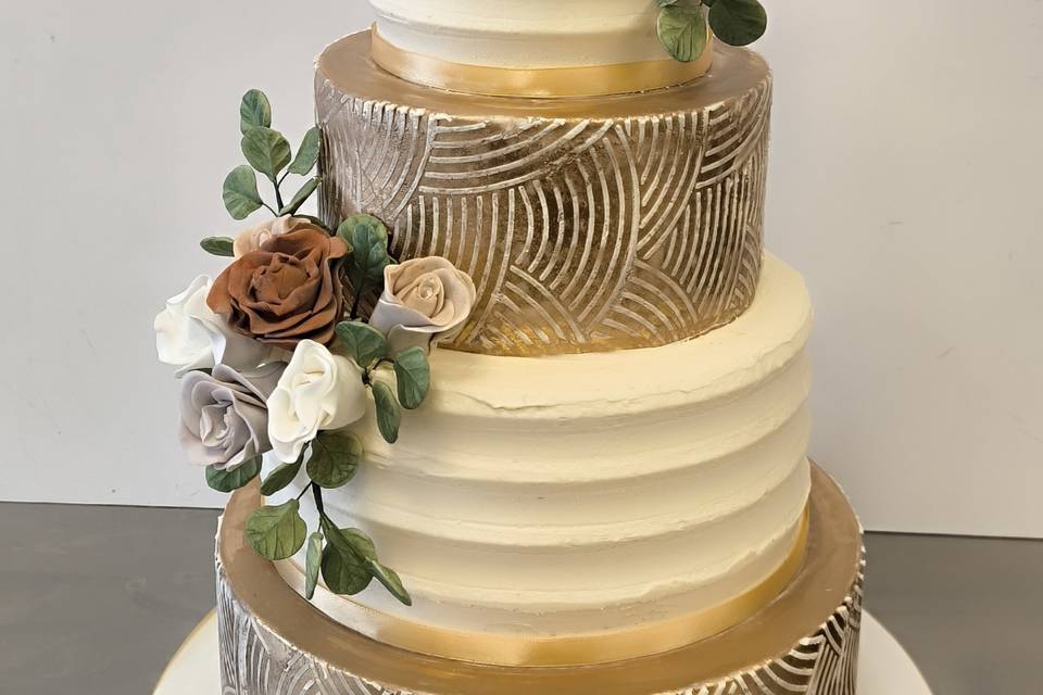 Wedding Cake fleur et wax