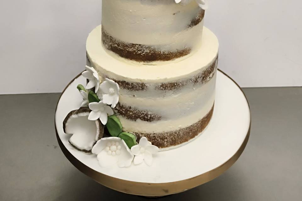 Wedding Cake nude tropical