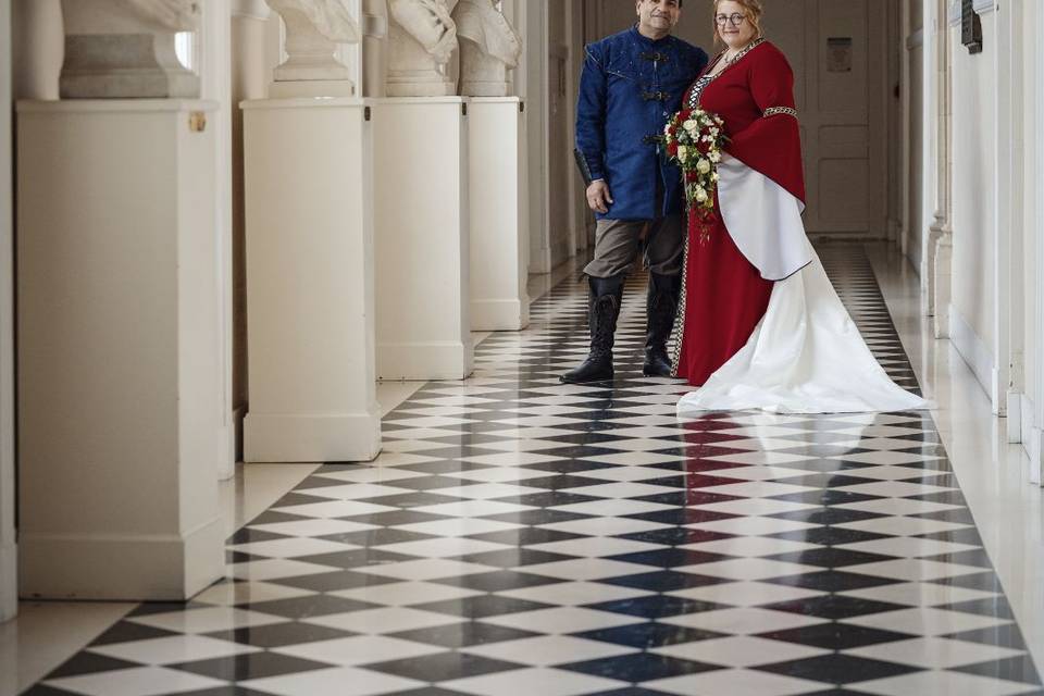 Mariage au thème médiévale
