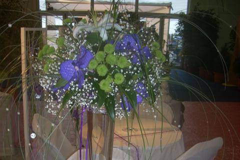 Bouquet haut centre de table