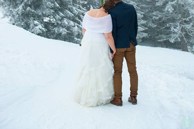 Toi et moi sous la neige