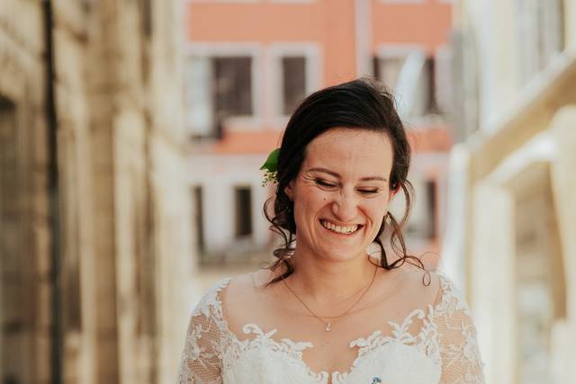 Mariée dans la ville
