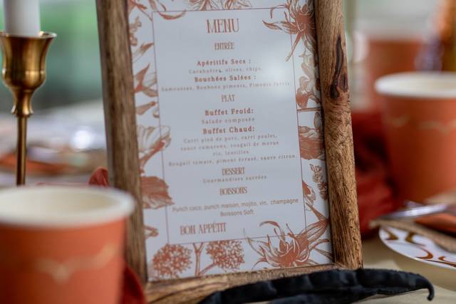 Carte de Menu