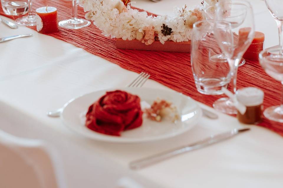 Table des mariés