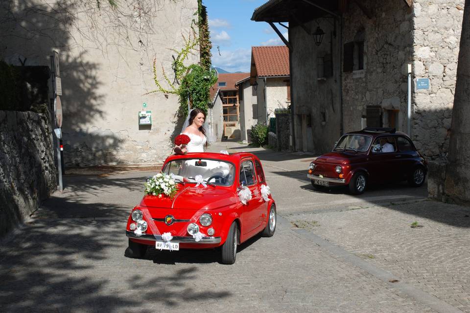 La mariée dans son carrosse