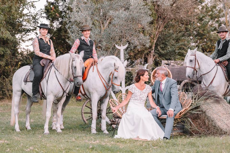 Mariage en Camargue