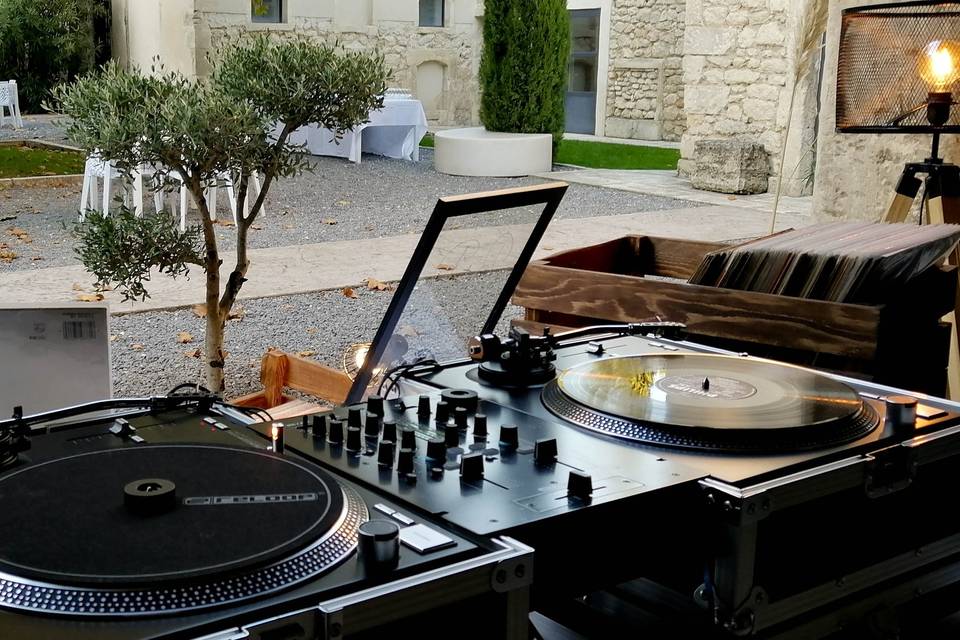 Bar à vinyles