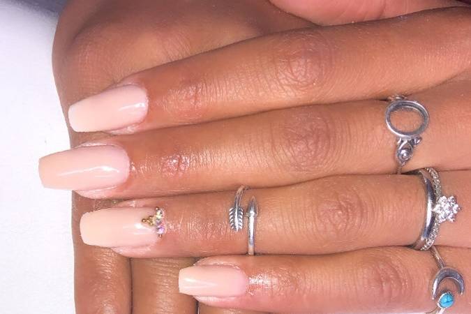 Ongle mariée