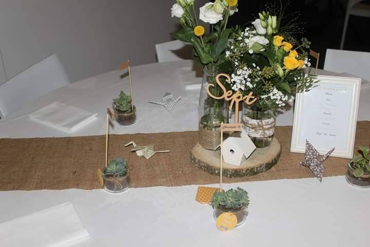 Table du Mariage de M et N