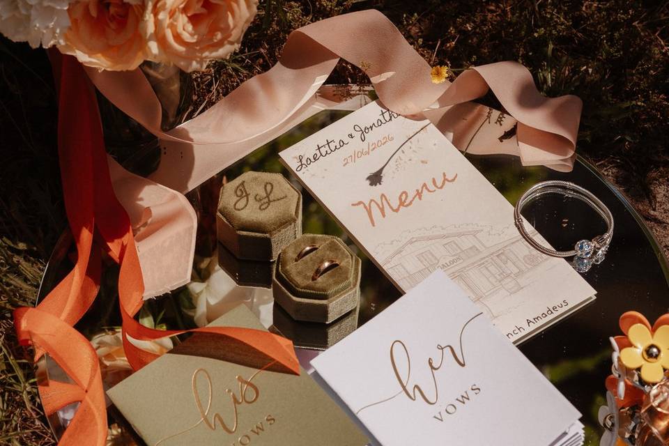 Flatlay - détails