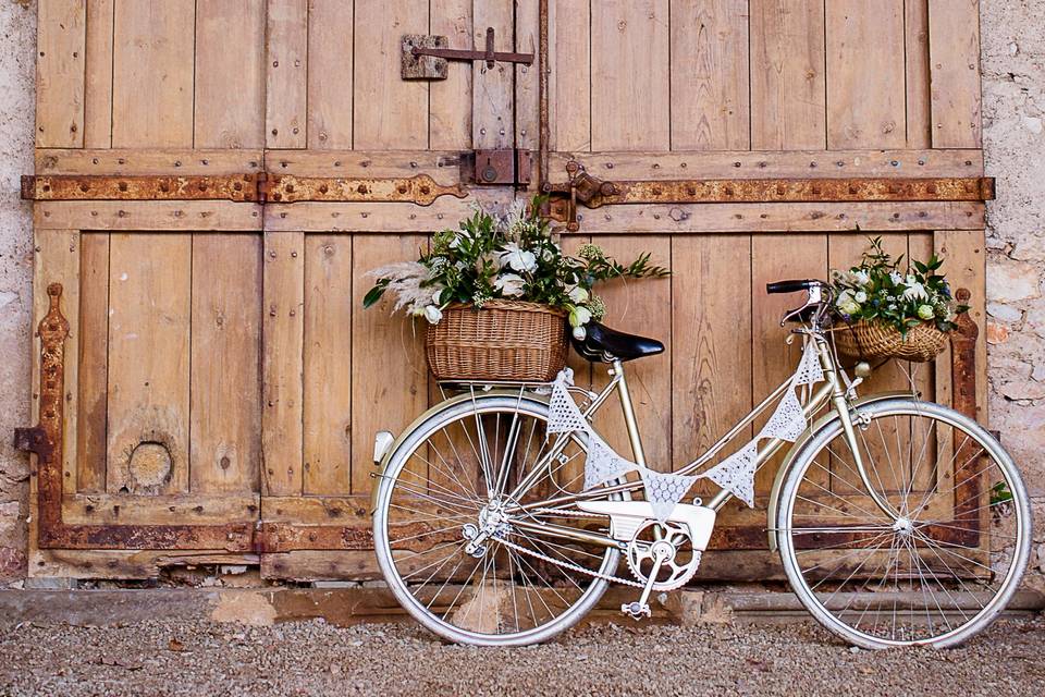 Bicyclette dorée