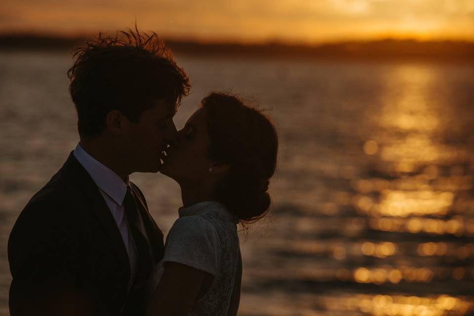 Photo de couple sur la plage