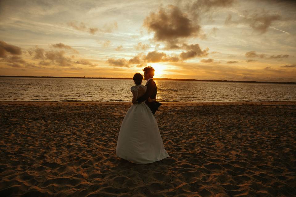 Photo de couple sur la plage