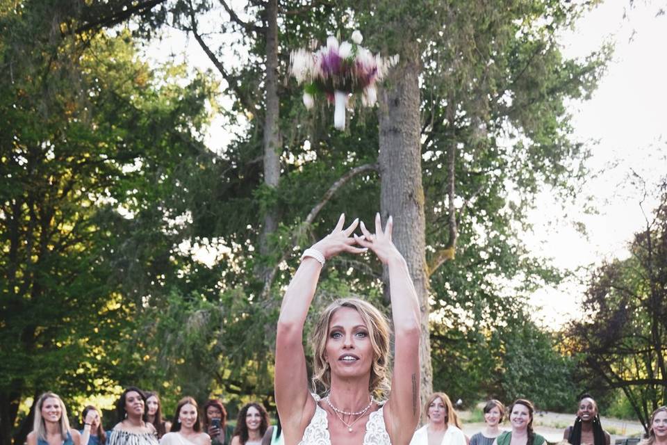 Lancer de bouquet