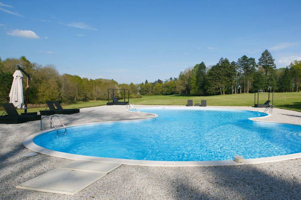 La piscine chauffée