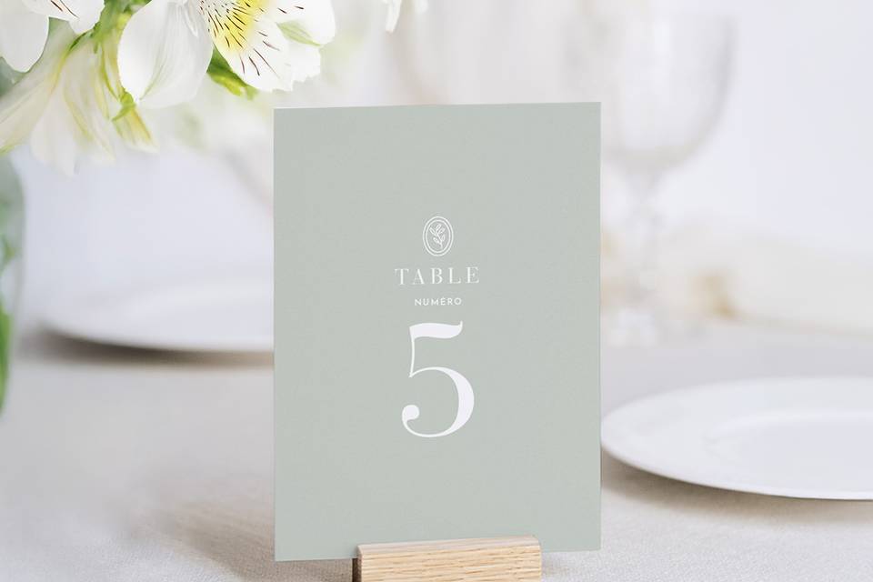 Numéro de table