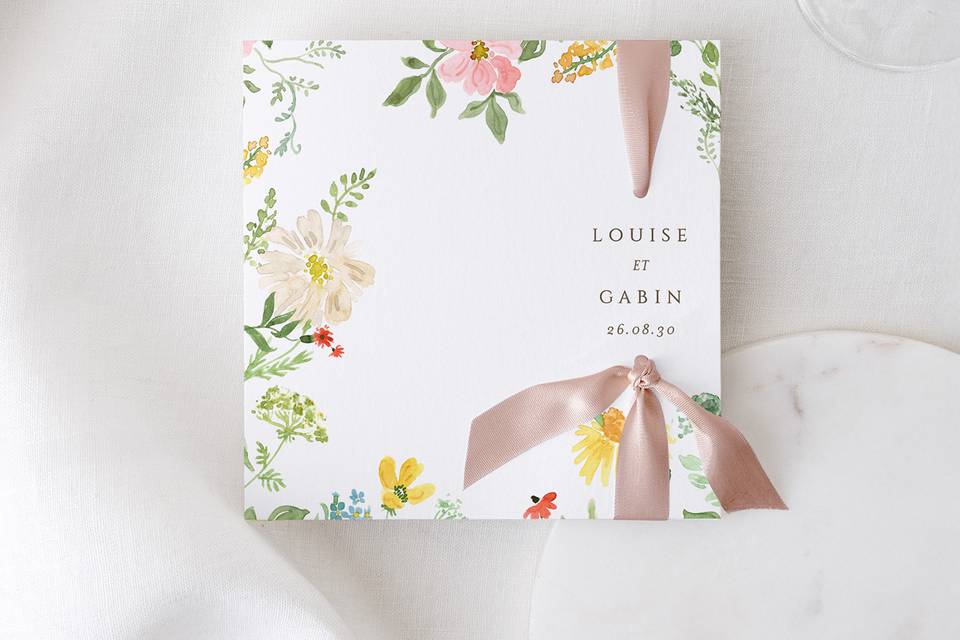 Faire-part de mariage