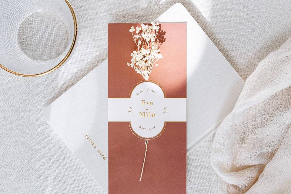 Faire-part de mariage