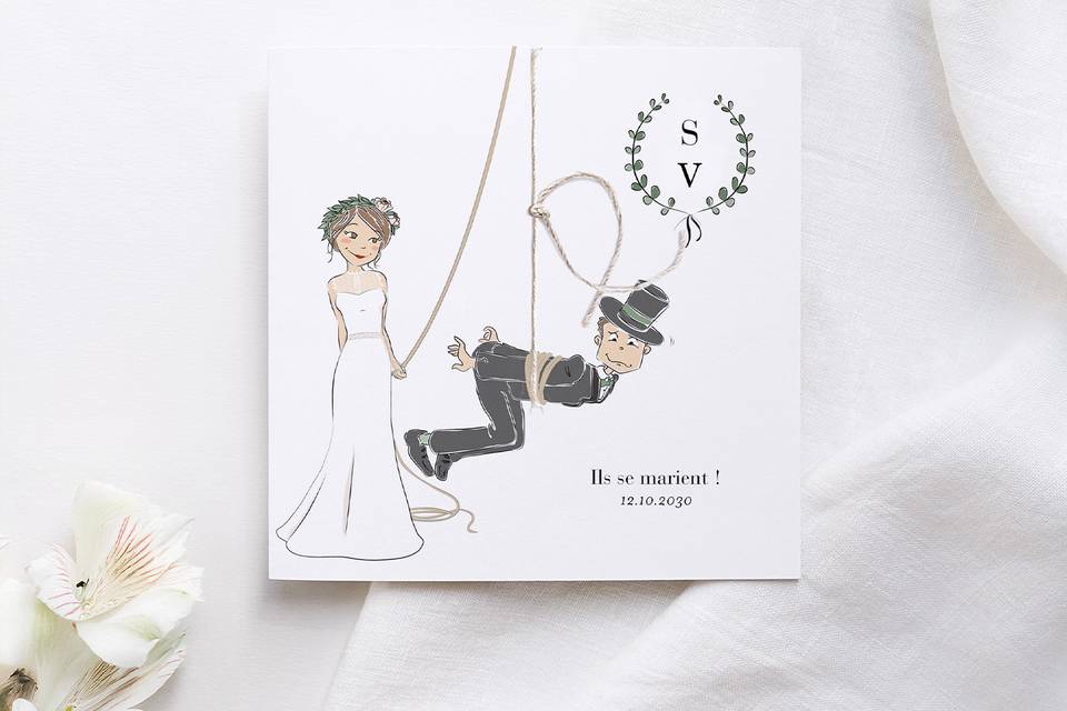 Faire-part de mariage