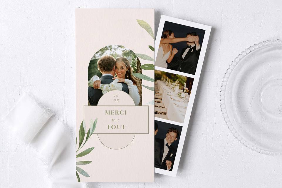 Remerciements mariage