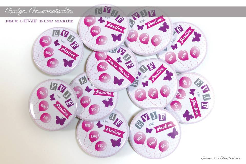 Badges pour un EVJF