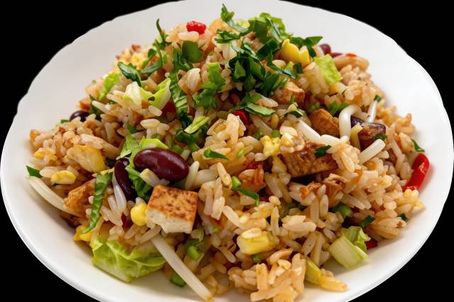 Riz sauté aux légumes