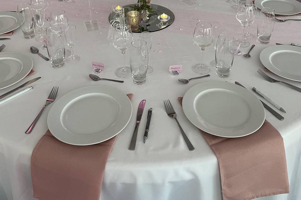 Mariage pink/silver/glitter