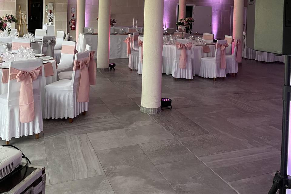 Mariage pink/silver/glitter