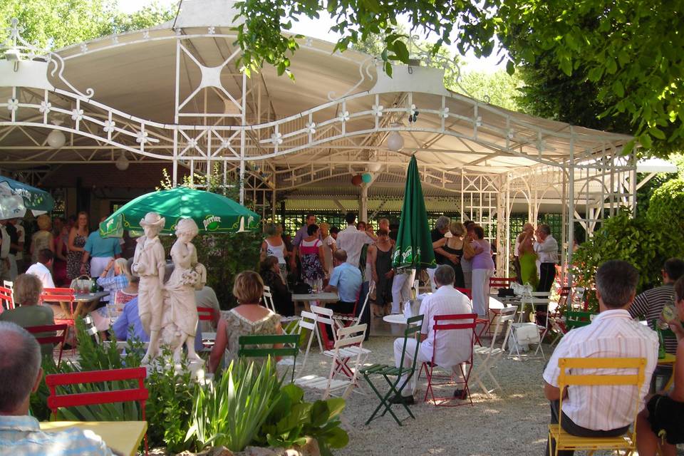 Terrasse animée