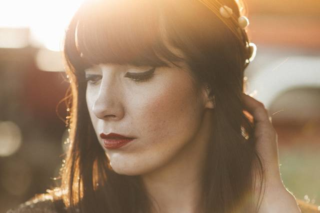 Maquillage mariée rock