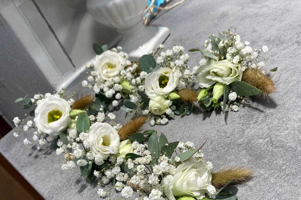 Décoration de mariage avec des fleurs