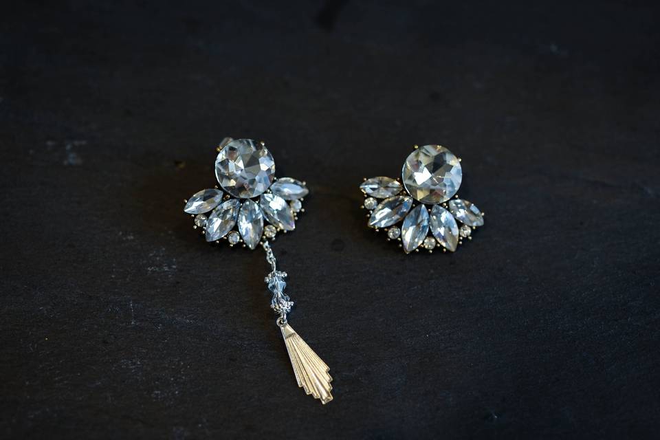 Boucles d'oreilles rétro chic