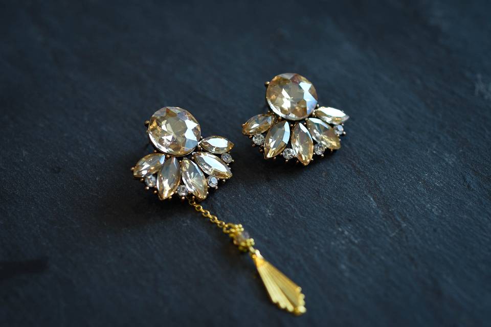 Boucles d'oreilles rétro chic