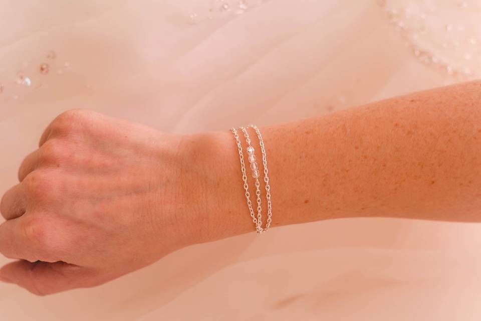 Bracelet perles swarowski