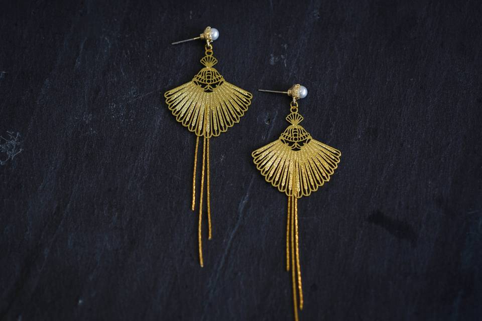 Boucles d'oreilles rétro chic