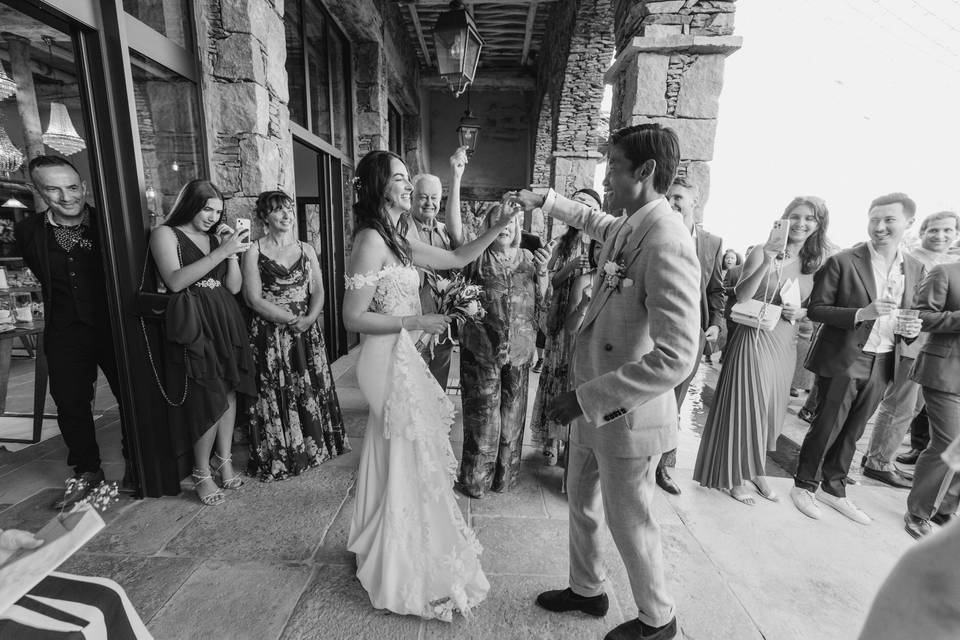 Eva et Alex Arrivée