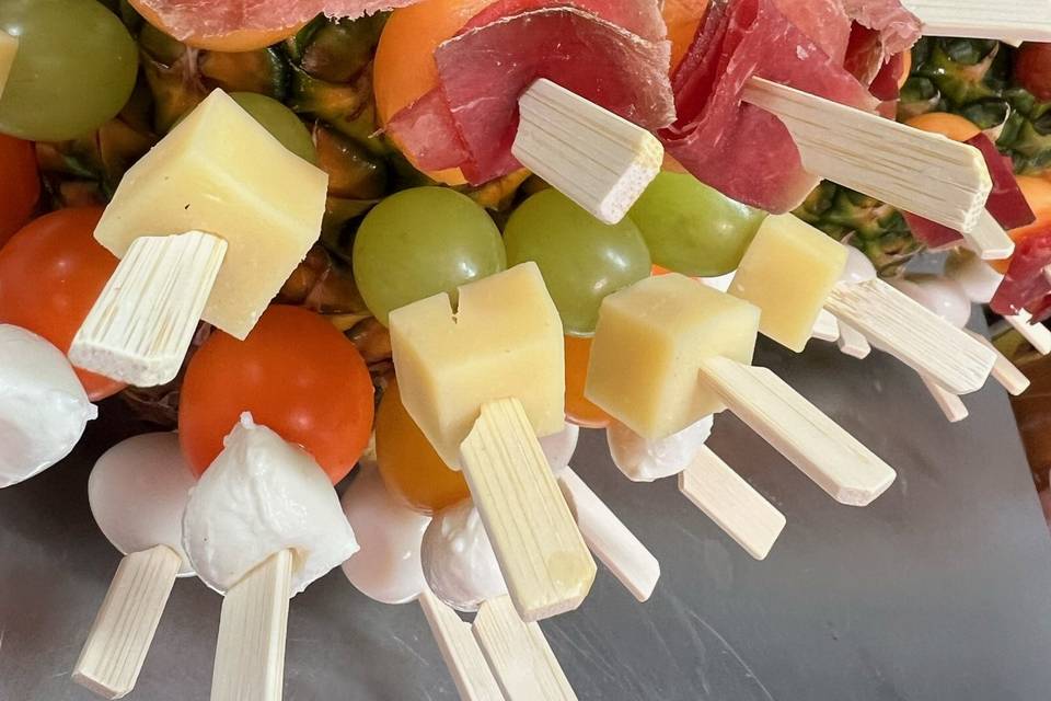 Brochettes salées