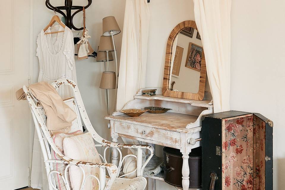 Coiffeuse de la mariée