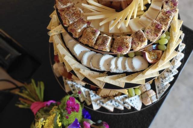Pièce montée de fromage