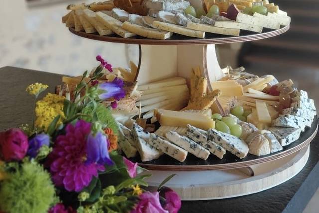 Pièce montée de fromage