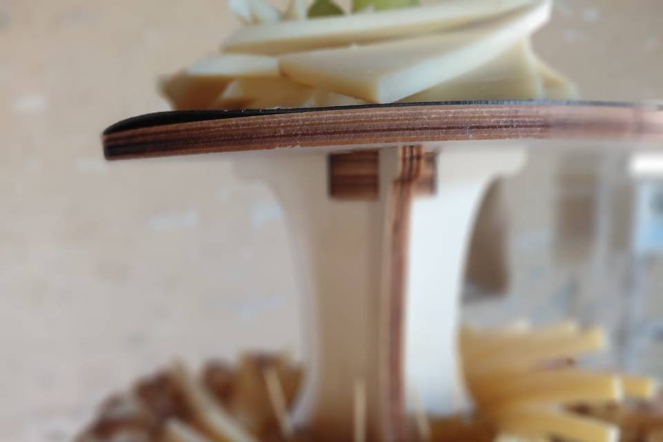 Pièce montée de fromage