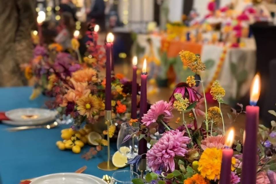 Table colorée